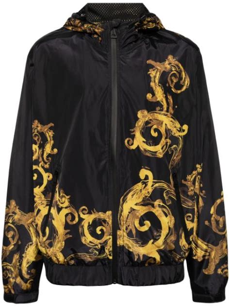 versace windbreaker red logo|versace windbreakers for sale.